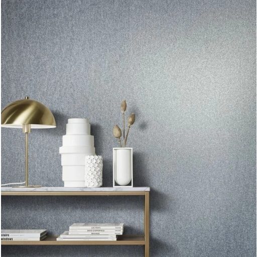 Exkluzív kék színű homogén csillogó tapéta 10mx0.7m