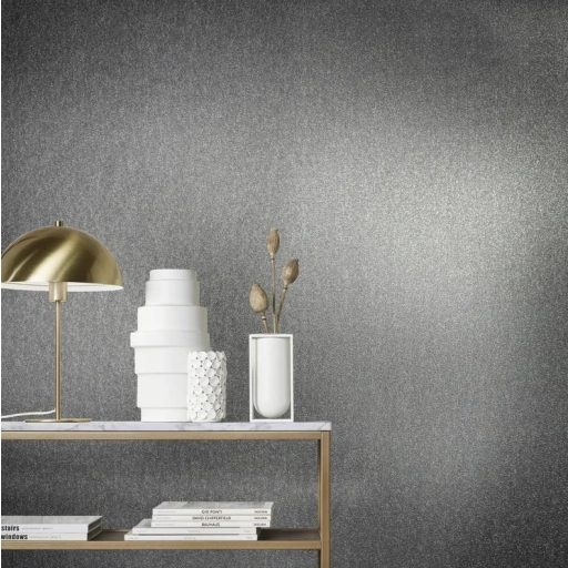 Exkluzív szürke színű homogén csillogó tapéta 10mx0.7m