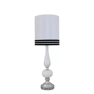 Artdeco stílusú asztali lámpa gömb díszítéssel