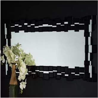   Modern design fali tükör – karakteres geometrikus keret, exkluzív megjelenés