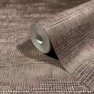 Exkluzív mályva-arany texturált tapéta 10mx0.7m