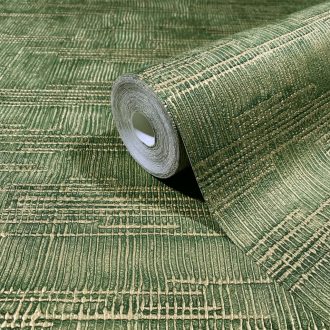 Exkluzív zöld-arany texturált tapéta 10mx0.7m