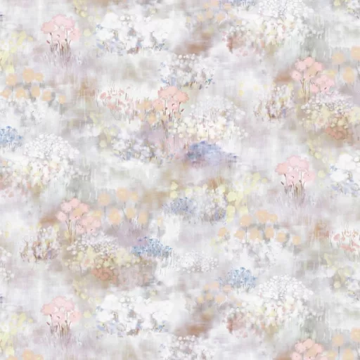 Elegáns aquarell virág mintás tapéta pasztell árnyalatokkall 330x270cm