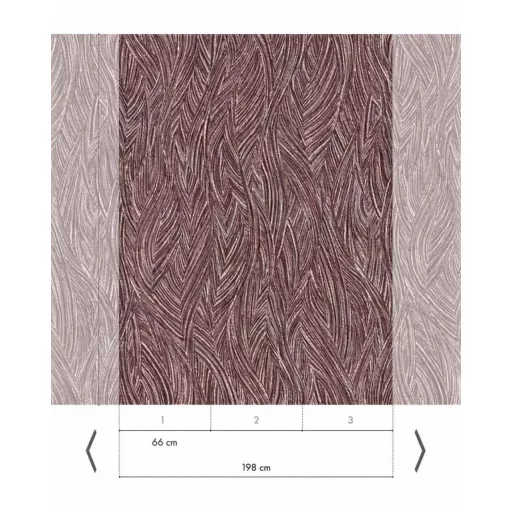  Yarn mintázatú tapéta természetes, szövött hatású design panel  a lila árnyalataiban 2.70x1.98 m