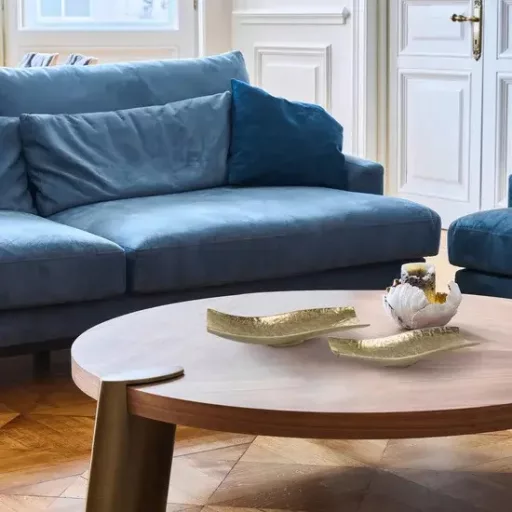 Arany dekorációs aluminium tál 13x33cm