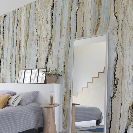 Luxury márvány tapéta – onyx kőhatású prémium fali design 