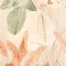 Pasztell levélmintás design panel – mediterrán jungle design
