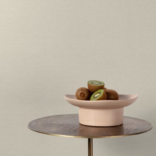 Prémium lenvászon hatású tapéta – elegáns textil minta, bézses szürke színben