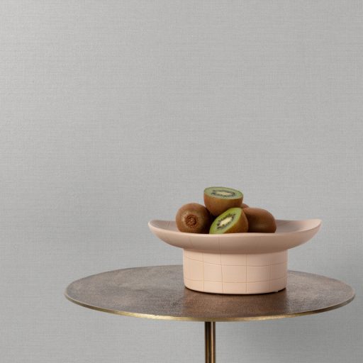 Prémium lenvászon hatású tapéta – elegáns textil minta, szürke színben