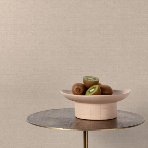 Prémium lenvászon hatású tapéta – elegáns textil minta, rózsaszínben