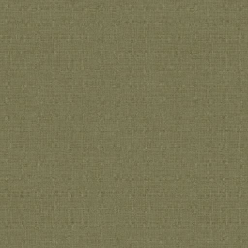 Prémium lenvászon hatású tapéta – elegáns textil minta, olivazöld színben