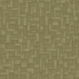   Elegáns szövött panelhatású tapéta geometrikus blokk mintázattal, olivazöld  színben