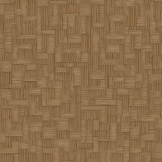   Elegáns szövött panelhatású tapéta geometrikus blokk mintázattal,bronz színben