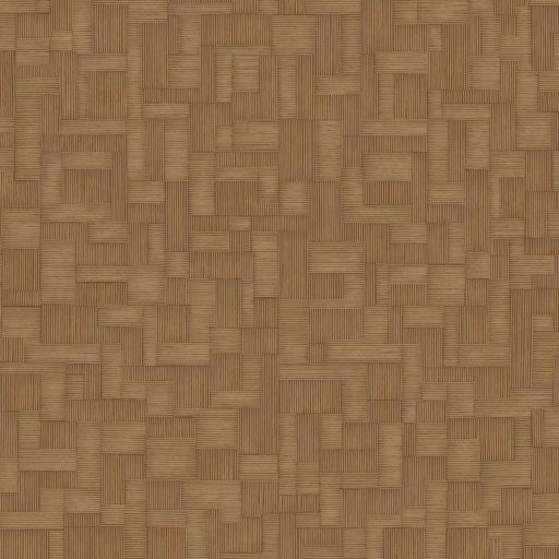 Elegáns szövött panelhatású tapéta geometrikus blokk mintázattal,bronz színben