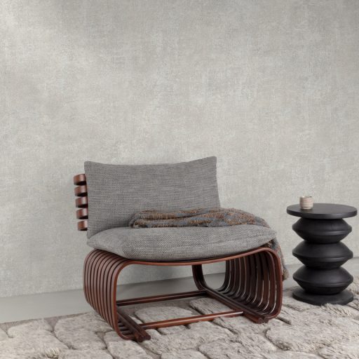 Prémium betonhatású tapéta – modern festett fal effekt design, szürke  színben