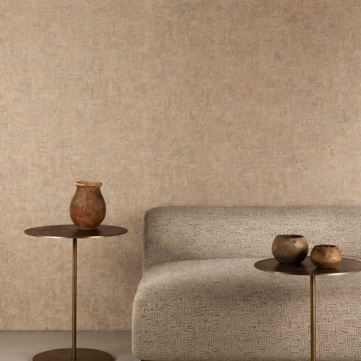 Prémium betonhatású tapéta – modern festett fal effekt design,meleg barna színben