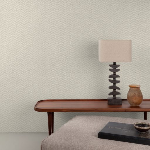 Letisztult, prémium megjelenésű geometrikus mintás tapéta finom textilhatású felülettel , szürke színben