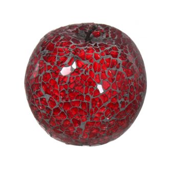 Piros színű mozaik alma