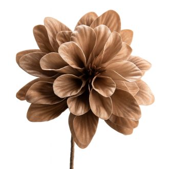 Taupe-pezsgő színű modern művirág 