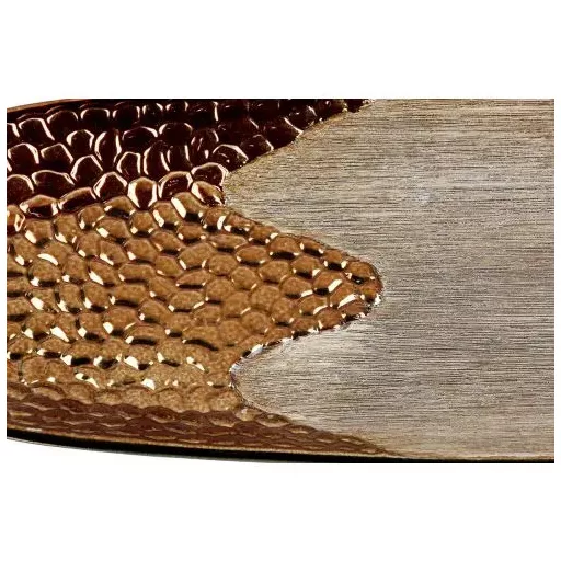 Bronz színű tál 18x42cm