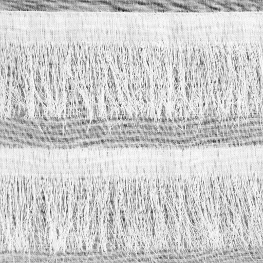 Fehér voile  fényáteresztő  készfüggöny rojtos design  díszítéssel – légies elegancia ezüst ringlikkel 140X250cm 