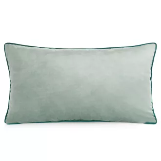   Zsályazöld színű  bársony boríték alakú díszpárna – Elegáns dekoráció nappaliba és hálószobába  -egyedi szabású párnabelsővel-30 x 50 cm