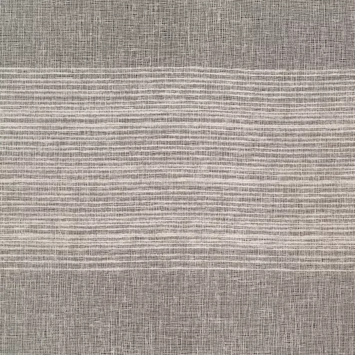 Légies megjelenésű,beige voile készfüggöny dekoratív vízszintes csíkos betétekkel, fém ringlikkel, fémkarikákkall, rúdkarnishoz. 140X250cm  