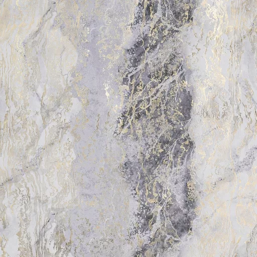 Szürke árnyalatú készfüggöny ,aranyló- festett hatású mintázattal – fém ringlivel rúdkarnishoz 135X250cm