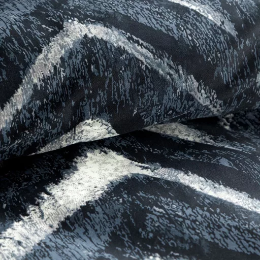 Geometrikus  mintás sötétkék-fehér ágyneműhuzat  160x200, 70x80x2db