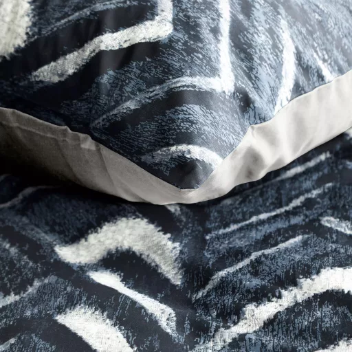 Prémium levélmintás ágyneműhuzat – bézs-zöld soft luxury design 200x220, 70x80x2db
