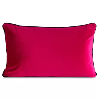   Pink színű  bársony boríték alakú díszpárna – Elegáns dekoráció nappaliba és hálószobába  -egyedi szabású párnabelsővel-30 x 50 cm