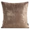 Prémium bársony díszpárna huzat bronz-arany fényű textúrával – elegáns luxus dekor párna,  párnabelsővel 45x45cm