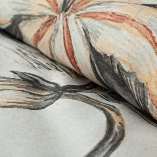 Prémium trópusi virágmintás pamut-szatén ágyneműhuzat garnitúra – virágmintás, elegáns  design 160x200, 70x80x2db 
