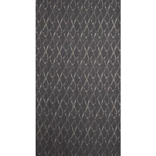 Különleges szürke-arany sötétítő függöny modern rombuszmintával – Elegáns mikroszálas  dekorfüggöny fényes  mintával – arany színű ringlikkel 140X250cm 