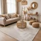 Elegáns beige szőnyeg finom texturált mintával, texturált minimalista designer szőnyeg  ,TÖBB MÉRETBEN , 13900-33900Ft- ig 