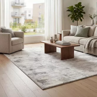   Stílusos krém és szürke modern szőnyeg absztrakt mintával, puha tapintás, elegáns megjelenés, texturált minimalista designer szőnyeg ,TÖBB MÉRETBEN , 13900-5300Ft- ig 