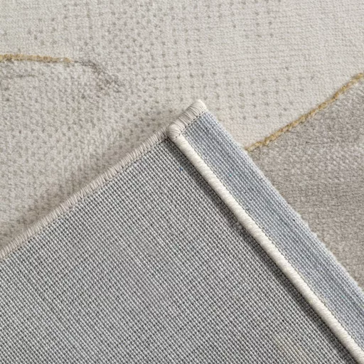 Elegáns világosszürke-arany szőnyeg finom texturált mintával, texturált minimalista designer szőnyeg  , 16900-79900Ft- ig 