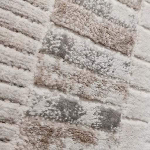 Modern taupe alapon szürke geometrikus mintás  szőnyeg – 3D mintás elegáns szőnyeg– puha, elegáns nappali szőnyeg, texturált minimalista designer szőnyeg ,TÖBB MÉRETBEN , 16900-79900Ft- ig 