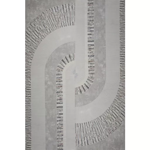 Modern taupe alapon szürke geometrikus mintás  szőnyeg – 3D mintás elegáns szőnyeg– puha, elegáns nappali szőnyeg, texturált minimalista designer szőnyeg ,TÖBB MÉRETBEN , 16900-79900Ft- ig 