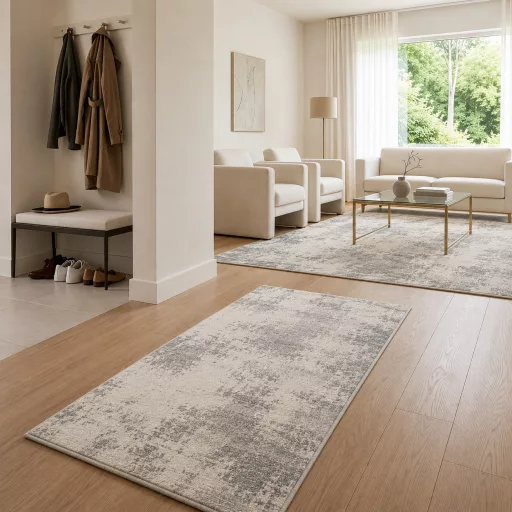 Elegáns szürke szőnyeg finom texturált mintával, texturált minimalista designer szőnyeg  elegáns nappali szőnyeg, TÖBB MÉRETBEN- 13900 Ft- 93900Ft-ig 