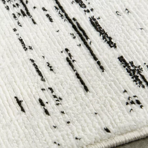 Elegáns fehér -fekete szőnyeg finom texturált mintával, texturált minimalista designer szőnyegTÖBB MÉRETBEN 22900 Ft-66900 Ft-ig 