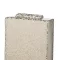 Elegáns pezsgőszínű dekorváza strukturált felülettel –6.3 x 17 x 24 cm