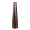 Elegáns, magas bronz színű dekorvázal 13 x 48 cm
