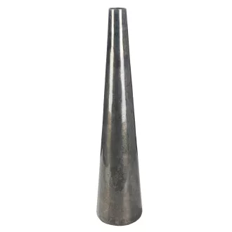   Elegáns, magas sötét antik arany fényű dekorvázal 15 x 65cm