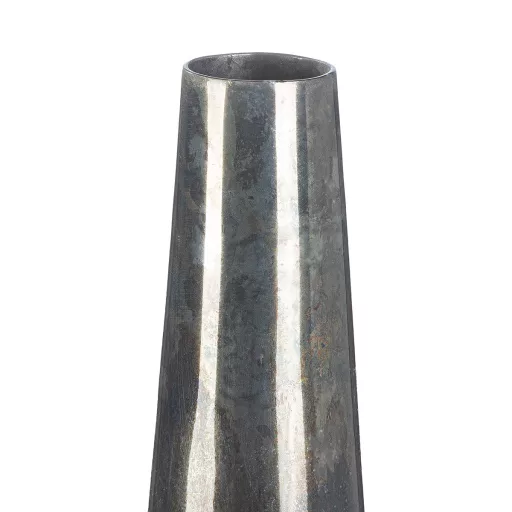 Elegáns, magas sötét antik arany fényű dekorvázal 15 x 65cm