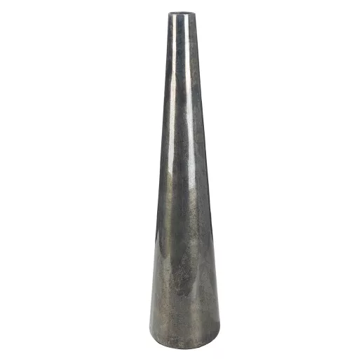 Elegáns, magas sötét antik arany fényű dekorvázal 15 x 65cm