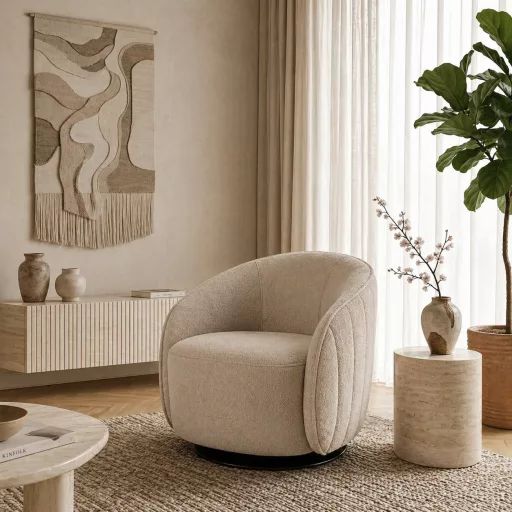 Modern puha komfortos design fotel – 360° forgó funkcióval 70 x72x 62cm