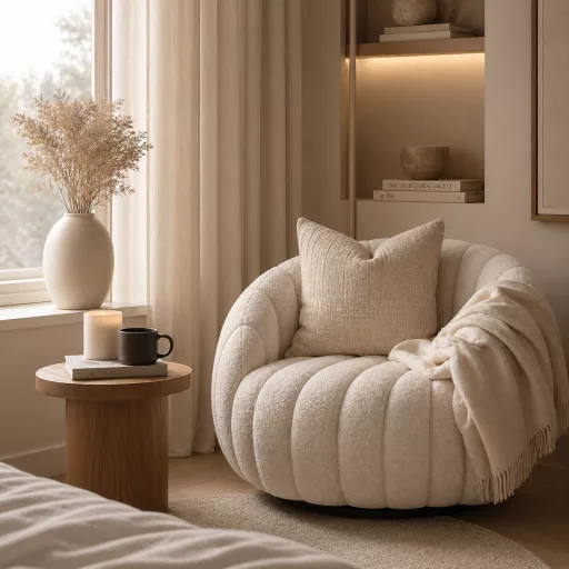 Modern puha komfortos design fotel – 360° forgó funkcióval 82 x 65 x 83 cm