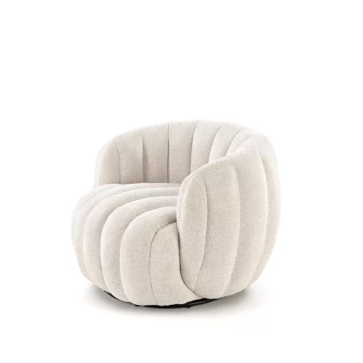 Modern puha komfortos design fotel – 360° forgó funkcióval 82 x 65 x 83 cm
