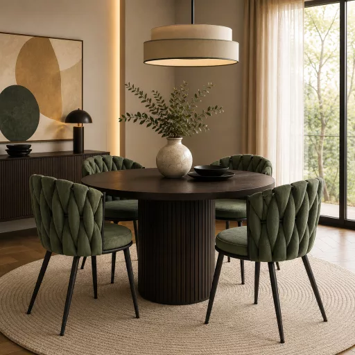 Modern elegáns,különleges steppelésű kárpitozott étkezőszék – olívazöld design szék fekete fém lábakkal 57x60x79x49 cm